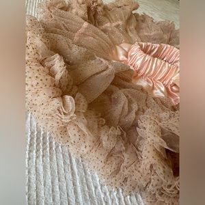 Tulle skirt with elastic waistband